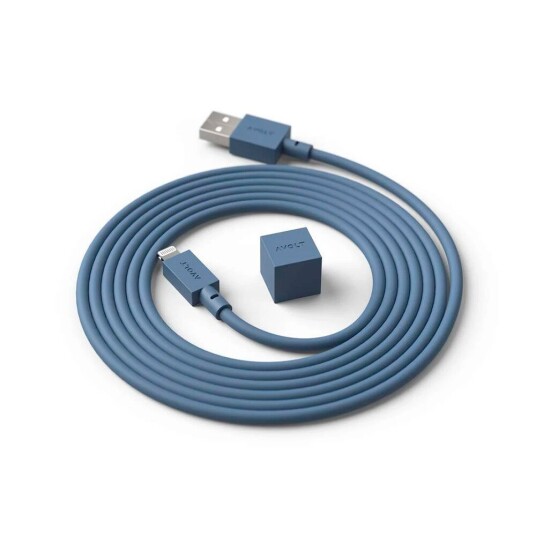 Avolt - Cable 1 USB A 1,8m Ocean Blue Avolt