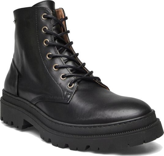 Sneaky Steve Nero Leather Shoe - Black - 46