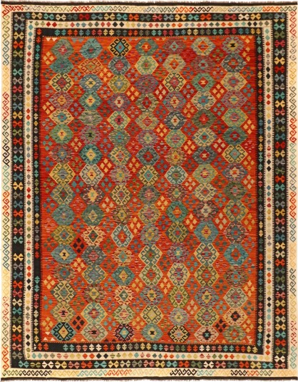 Orientalsk kelimteppe 384 x 301 cm Størrelse: 384 x 301 cm
