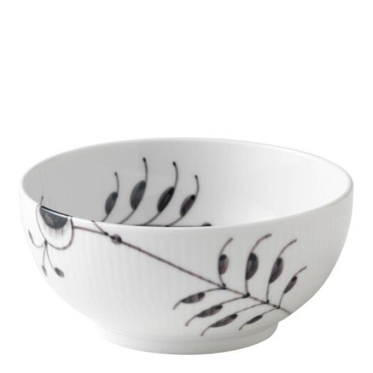 Royal Copenhagen Sort Mega Riflet skål 15 cm Royal Copenhagen Sort Mega Riflet skål 15 cm