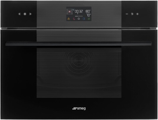 Smeg SO4102S3B3 Svart Integrert Stekeovn med Dampkoking og Timer, 41L Smeg SO4102S3B3 Svart Integrert Stekeovn med Dampkoking og Timer, 41L