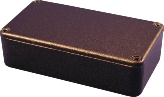 Hammond Electronics 1590WBXBK 254 × 70 × 49,5 mm Aluminium Sort RAL 9005 Kabinett