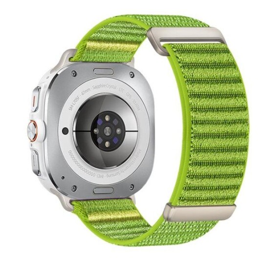 Nylonreim til Samsung Galaxy Watch Ultra 47 mm / Ultra 2025 Grønn