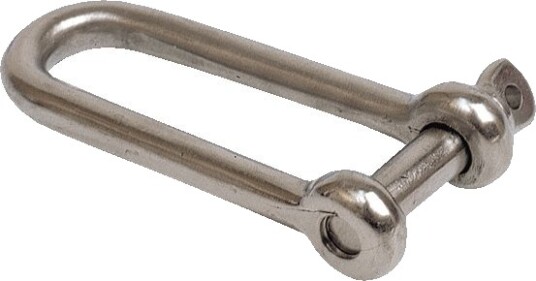 D sjakkel rett lang syrefast   5 mm   50 mm   12 mm