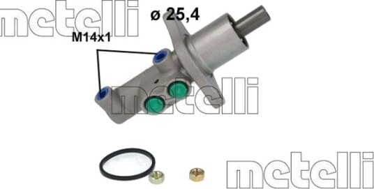 METELLI 05-1243 Hovedbremsesylinder METELLI 05-1243 Hovedbremsesylinder