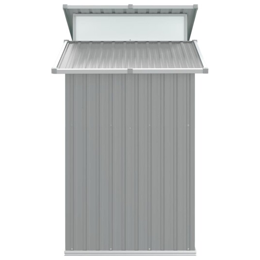 vidaXL Hageskur grå 270x130x208,5 cm galvanisert stål