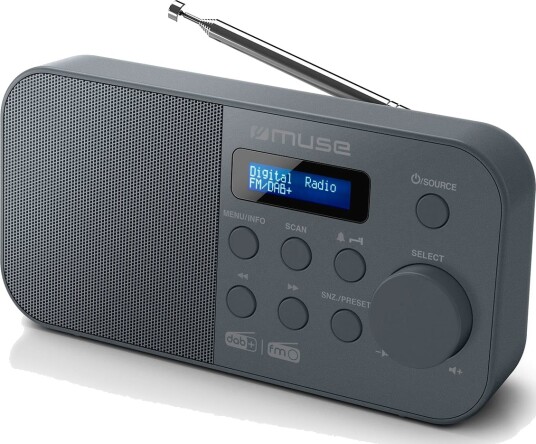 Muse M 109DB Bærbar DAB+ radio med FM Svart Muse M 109DB Bærbar DAB+ radio med FM Svart