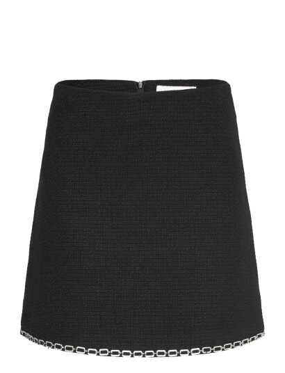 Love Lolina Jacque Mini Skirt - Black - XS