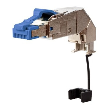 Metz Connect 40G Rj45 Field Plug Pro 360 Rj45 Blå Hankjønn Ledning Feste Plast Zink Cat8.1