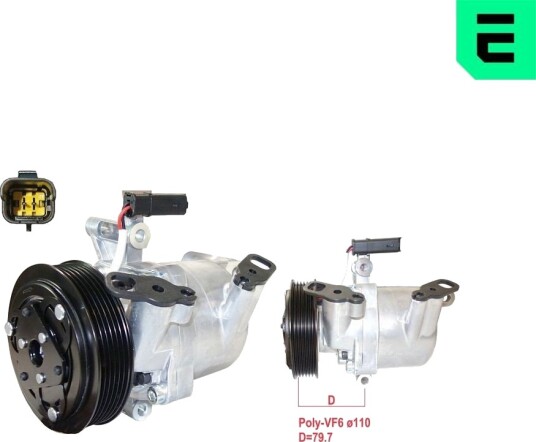 AC-kompressor ERA 670342