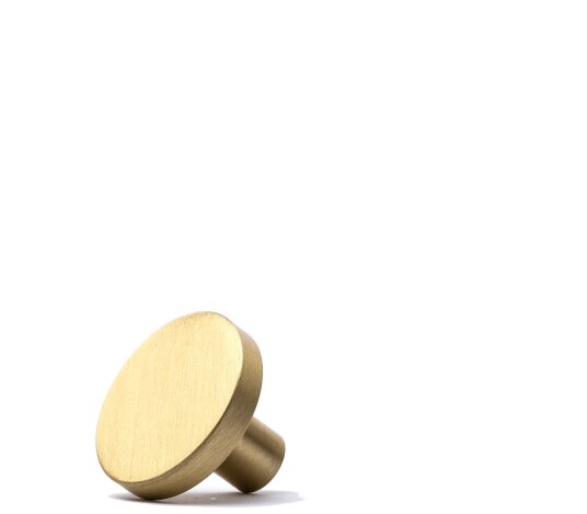 Klassisk kjøkkenknott 28 mm Knott i 100 % messing til kjøkken skap og kommode