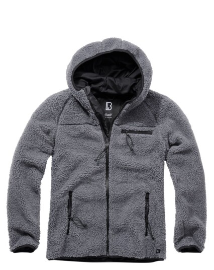 Brandit Teddyfleece Worker Jakke Grå Brandit Teddyfleece Worker Jakke Grå