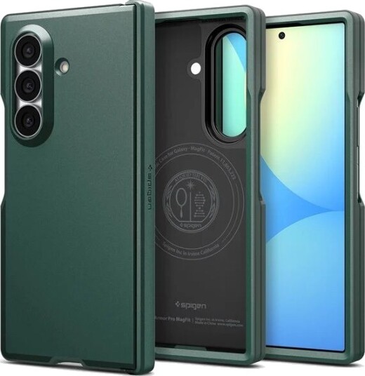 Spigen Tough Armor Pro MagSafe deksel til Samsung Galaxy Z Fold8 Ultra - Avgrunnsgrønn