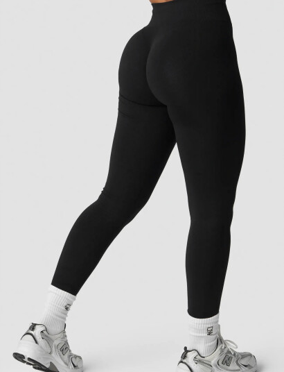 ICANIWILL Smooth Seamless Tights W - Black - L ICANIWILL Smooth Seamless Tights W - Black - L