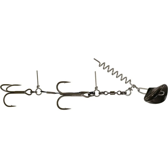 Headbanger RockerHead Stinger Sinking 13 g Black #1/0 + #1 1 pack