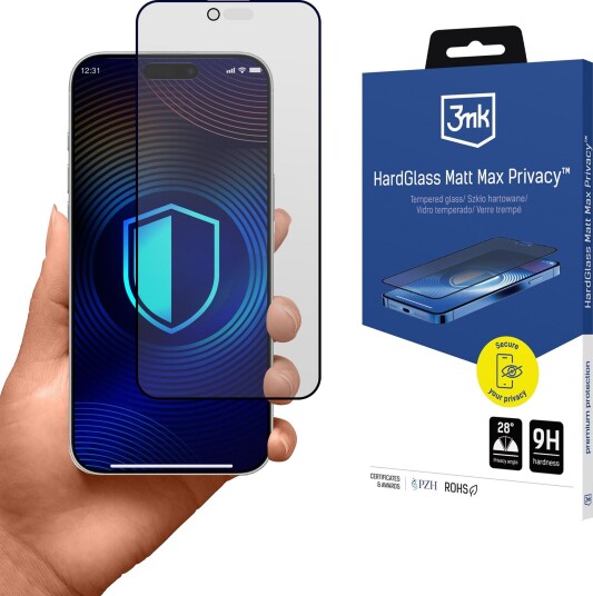 3Mk Protection 3Mk Kieto Stiklo Matinis "Matt Max" Grūdintas Stiklas, Skirtas "Iphone 17 Air"