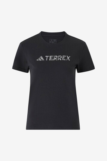 adidas Sport Performance T skjorte W Logo Tee Svart