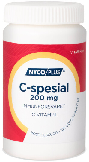 Nycoplus C spesial 200 mg 100 depottabletter