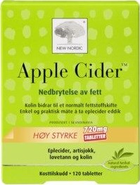 New Nordic Apple Cider 120 Tabletter
