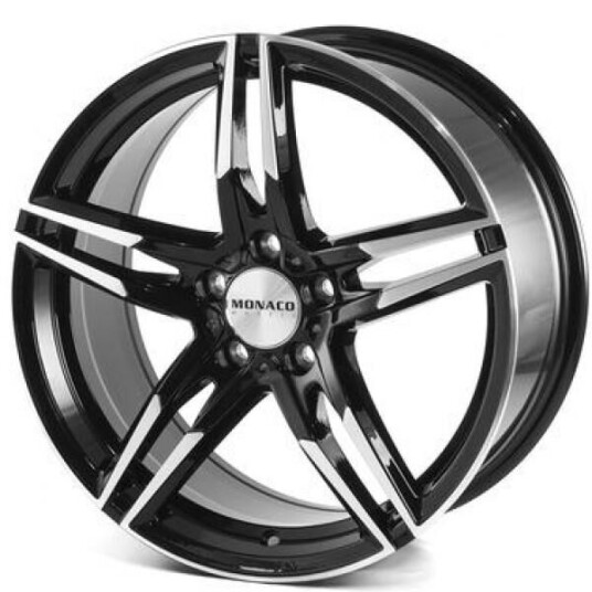 Monaco Grand Prix Black Polished 7.5x17 5x112 ET45 B66.5 Monaco Grand Prix Black Polished 7.5x17 5x112 ET45 B66.5