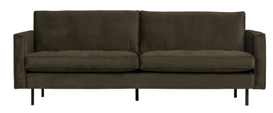 BePureHome Rodeo Classic 2,5-seter. Sofa - Mørk Grønn Velur