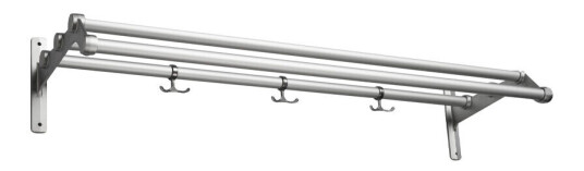 Essem Design Nostalgi 291 hattehylle aluminium Essem Design Nostalgi 291 hattehylle aluminium