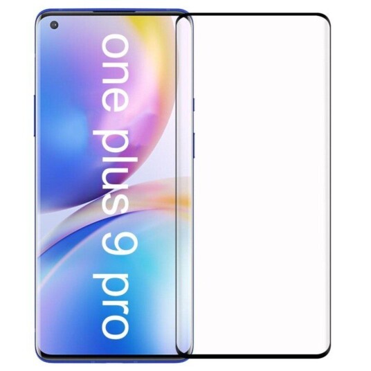 INCOVER OnePlus 11 / 10 Pro / 9 Pro Arc Edge Hærdet Glas - Case Friendly - Skjermbeskytter - Svart Kant