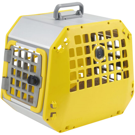 MimSafe Care2 Medium Hundebur Bilbur Gul 48x37x41cm