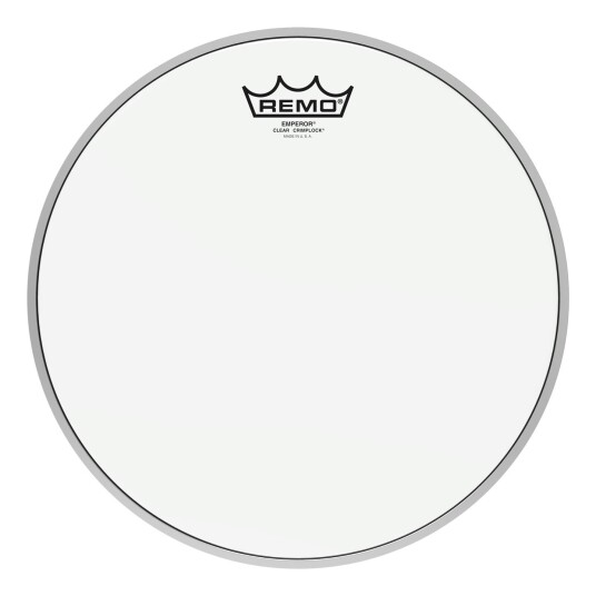 Remo Be-0312-Mp- Emperor Clear Crimplock Tenor Drumhead, 12"