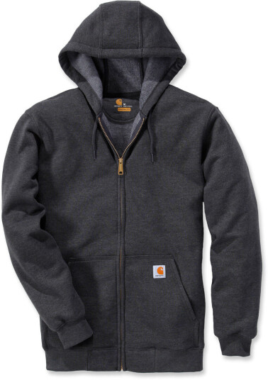 Carhartt Midweight Hettejakke med glidelås M Grå Carhartt Midweight Hettejakke med glidelås M Grå
