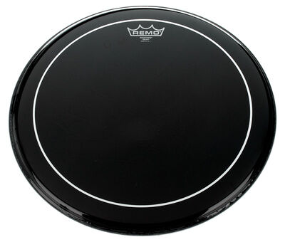 Remo 16"" Pinstripe Ebony