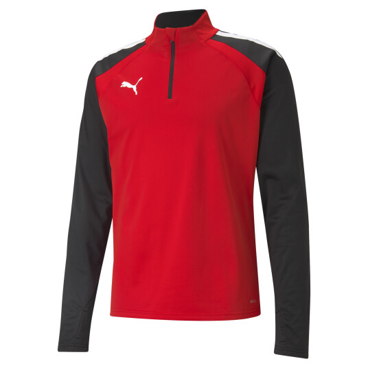 Puma teamLIGA 1/4 Zip Top, treningsgenser herre M Puma Red-puma Black