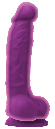 NSNovelties: Colours Dual Density Dildo, 18 cm, lilla