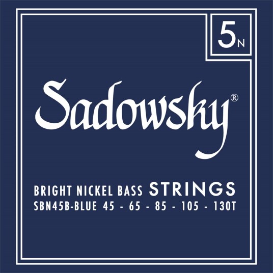 Sadowsky Blå Label Bass String Set (045-130) Nickel, Taperwound - 5-String