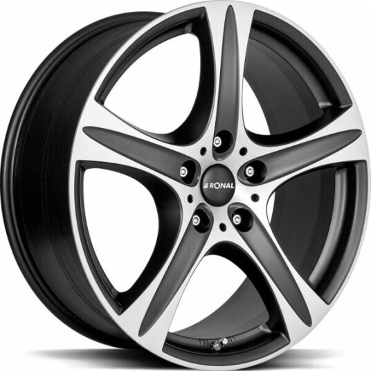 Ronal R55 Suv Matt Black Front Cut 9x19 5x112 ET55 B76 Ronal R55 Suv Matt Black Front Cut 9x19 5x112 ET55 B76