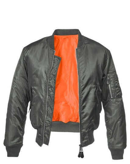 Brandit MA1 Bomber Jakke Grå