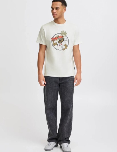 Blend Bhjerron Tee White S Blend Bhjerron Tee White S