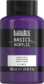 Liquitex Grunnleggende 400 ml Dioksazin Lilla 186 Akrylmaling