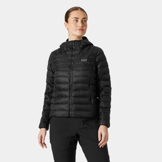 Helly Hansen Verglas Dunjakke Med Hette 2.0 Dame Svart XL