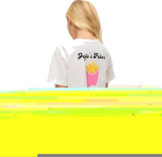 Vero Moda Girl Zandra T Skjorte Oversize Fit Snow White Jojos Fries (146/152)