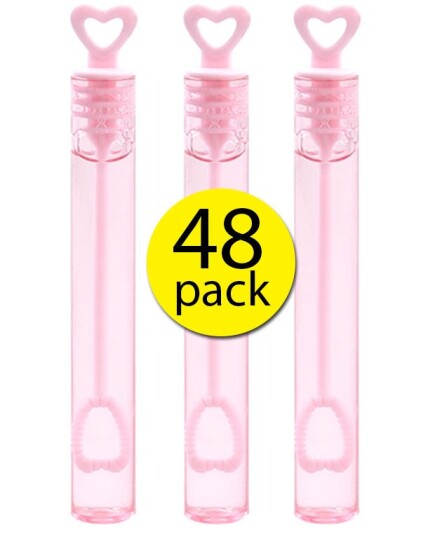 PartyDeco Bryllupsbobler Hjerter  48-pakk