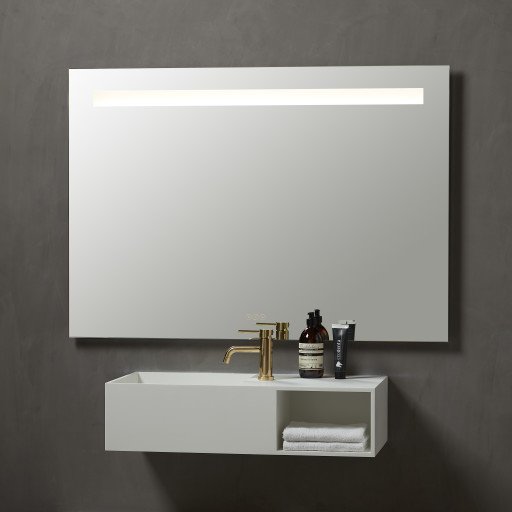 Loevschall Venice speil med touchpanel, multiwhite, 120x85 cm