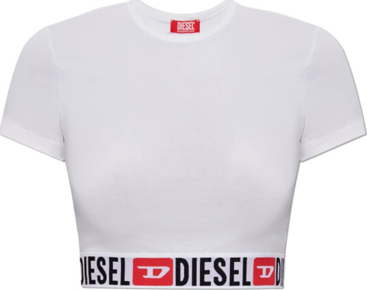 Diesel Dame Topper Hvit 2XS,