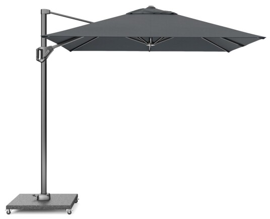 Platinum Voyager T1 parasoll Mørkegrå/grå exkl. parasollfot 2,5 x 2,5 m Grå