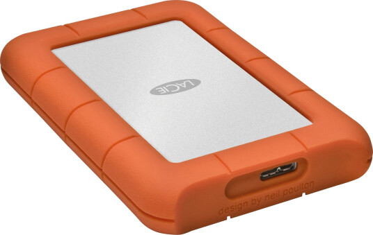 LaCie Rugged Mini 5TB Ekstern Harddisk USB 3.2 Oransje