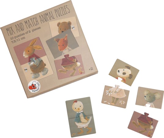 Egmont Toys Mikse &  Matche Puslespill Dyr 20 Brikker