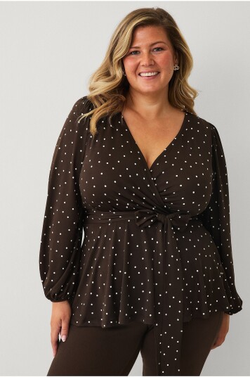 Ellos Collection Topp Josefin Brun
