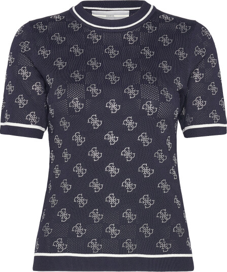 GUESS Jeans | Rosie 4G Rn Ss Swtr | XS