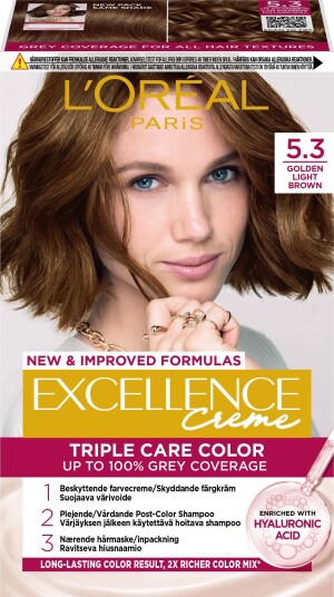 L'Oréal Paris Excellence Crème 5.3 Golden Light Brown L'Oréal Paris Excellence Crème 5.3 Golden Light Brown