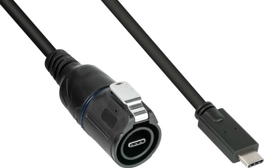 Industriell Kontakt S1 Usb 3.2 Gen. 2-Kabel Kontakt Câ„¢ Med Klikklås På Kontakt Câ„¢ Ic01-16U3101-005